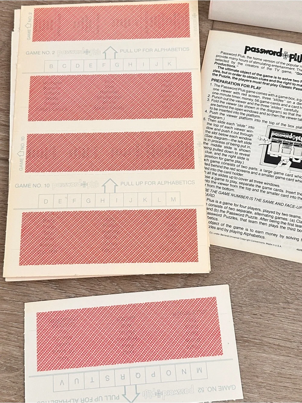 Vintage 1979 Password Plus 3rd Edition Game by Milton Bradley COMPLETE UNPUNCHED